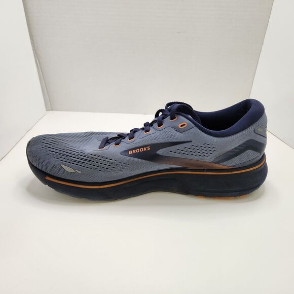 Brooks Ghost 15 Men\'s Size 12 D Flintstone Peacoat Oak Running Shoes 1103931D025 main image 7